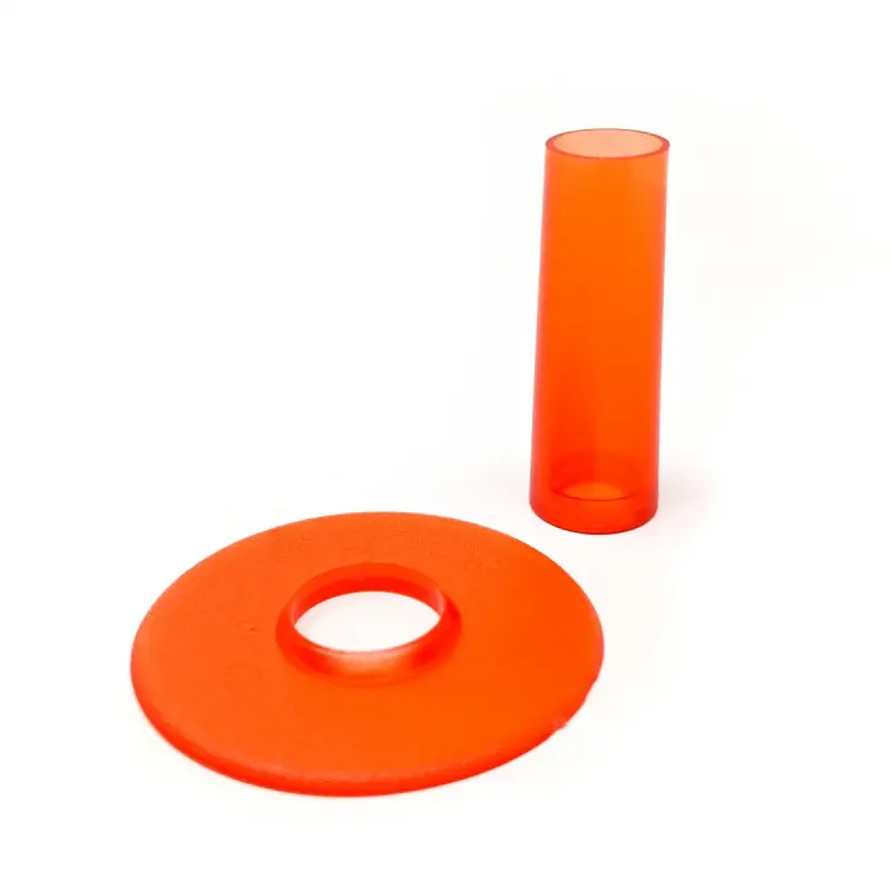 Seimitsu Shaft & Dust Cover Kit - Clear Red - Image 2