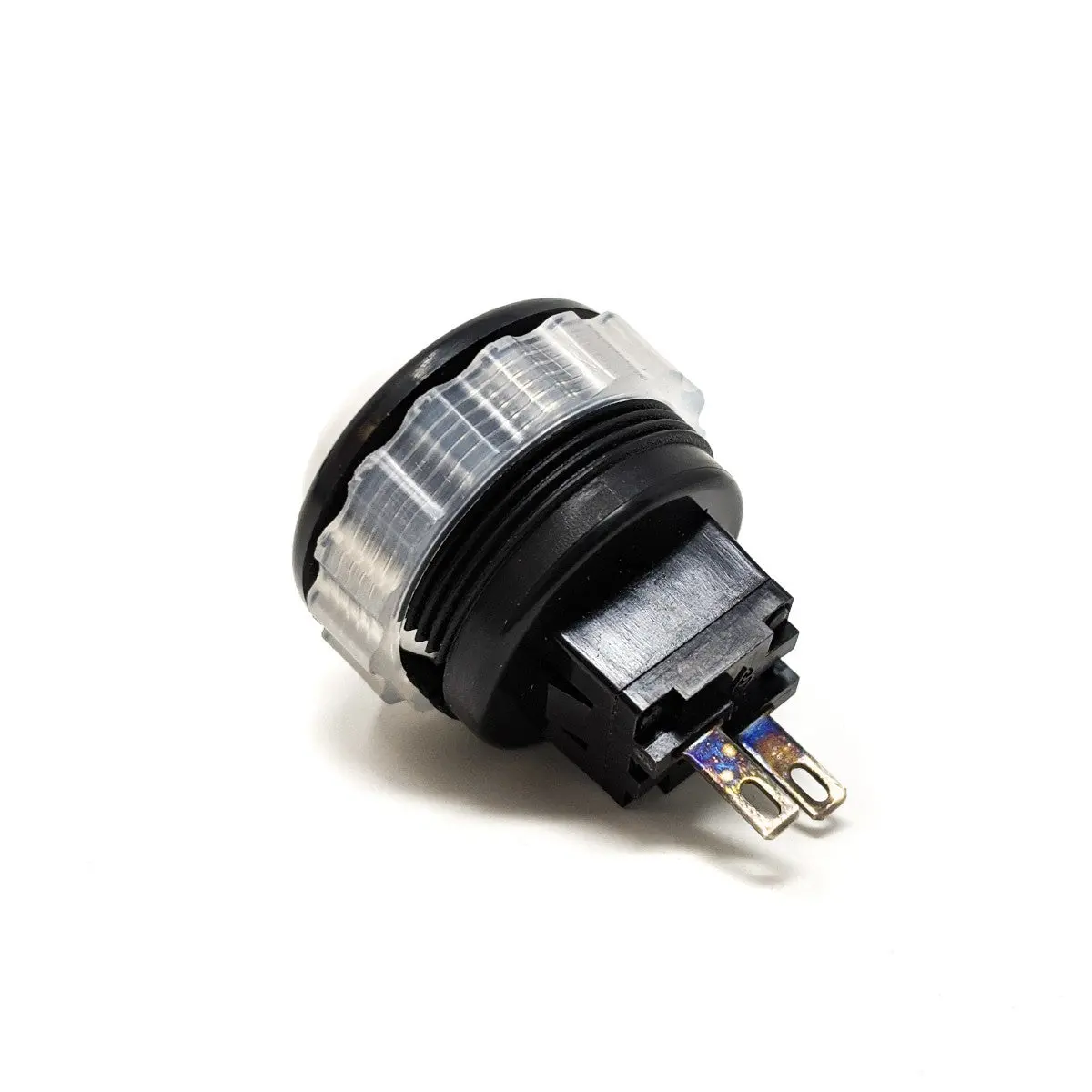 Seimitsu PS-14-DN 24mm Screw-in Button - Black & White - Image 2