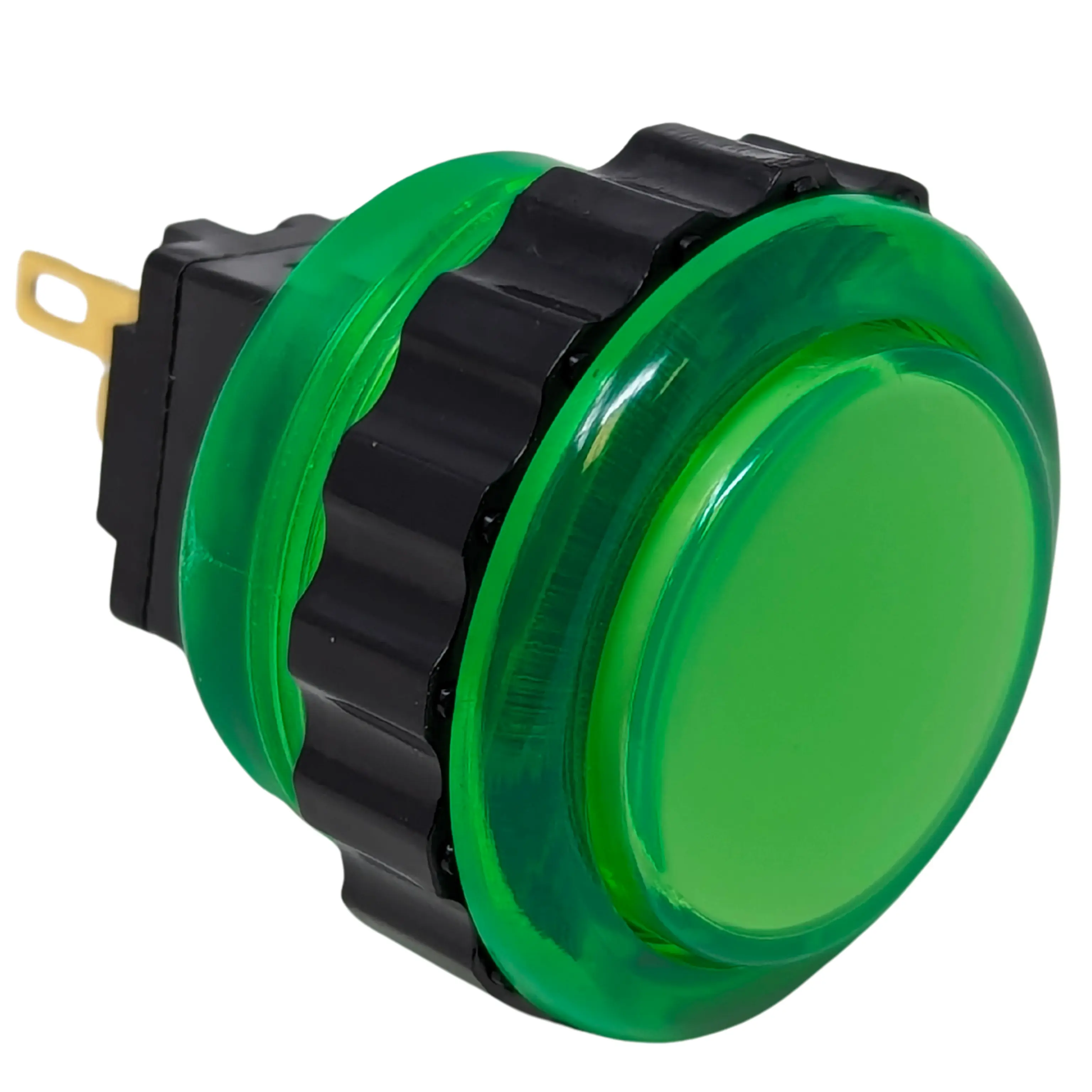 Seimitsu PS-14-DNK 24mm Screw-in Button - Clear Green