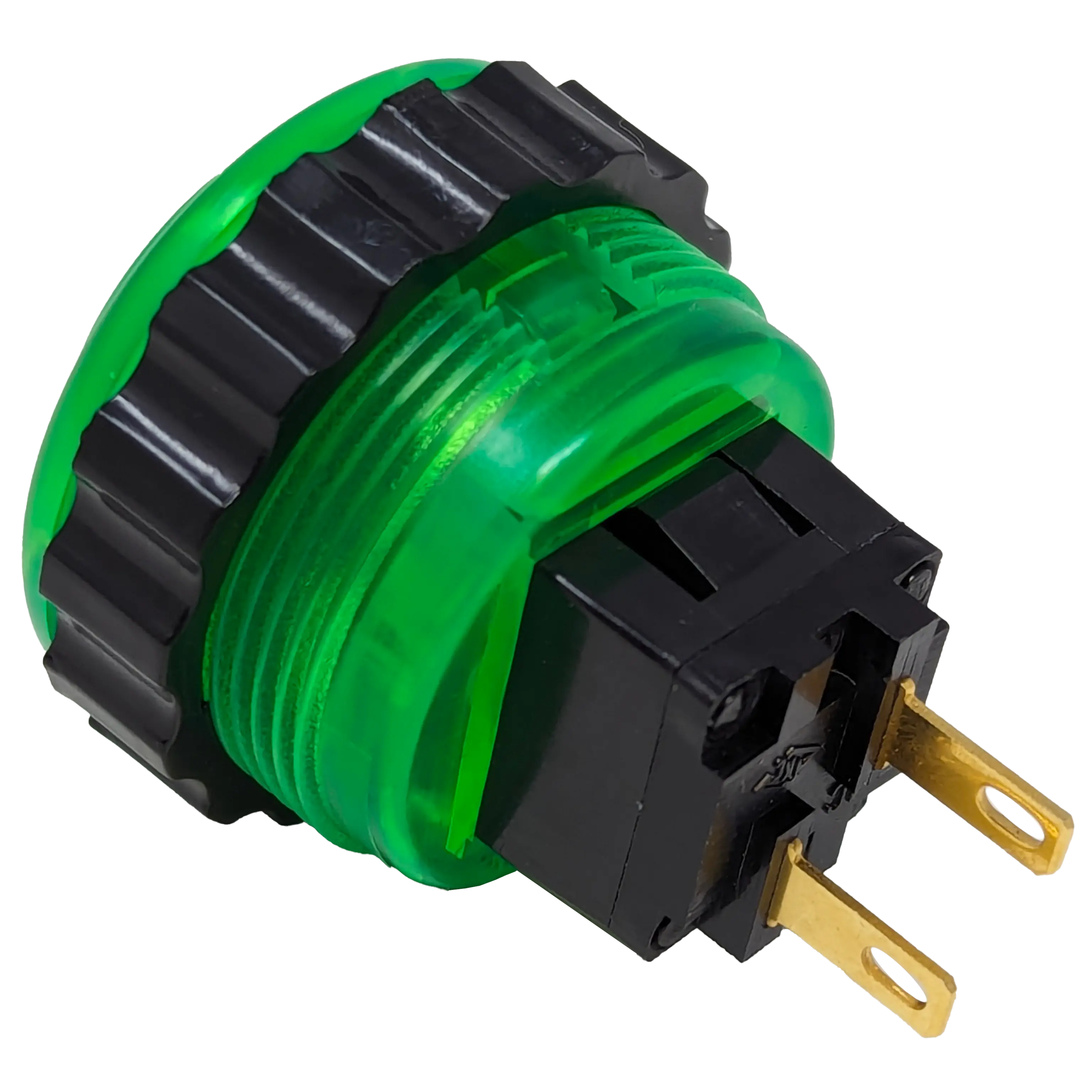 Seimitsu PS-14-DNK 24mm Screw-in Button - Clear Green - Image 2