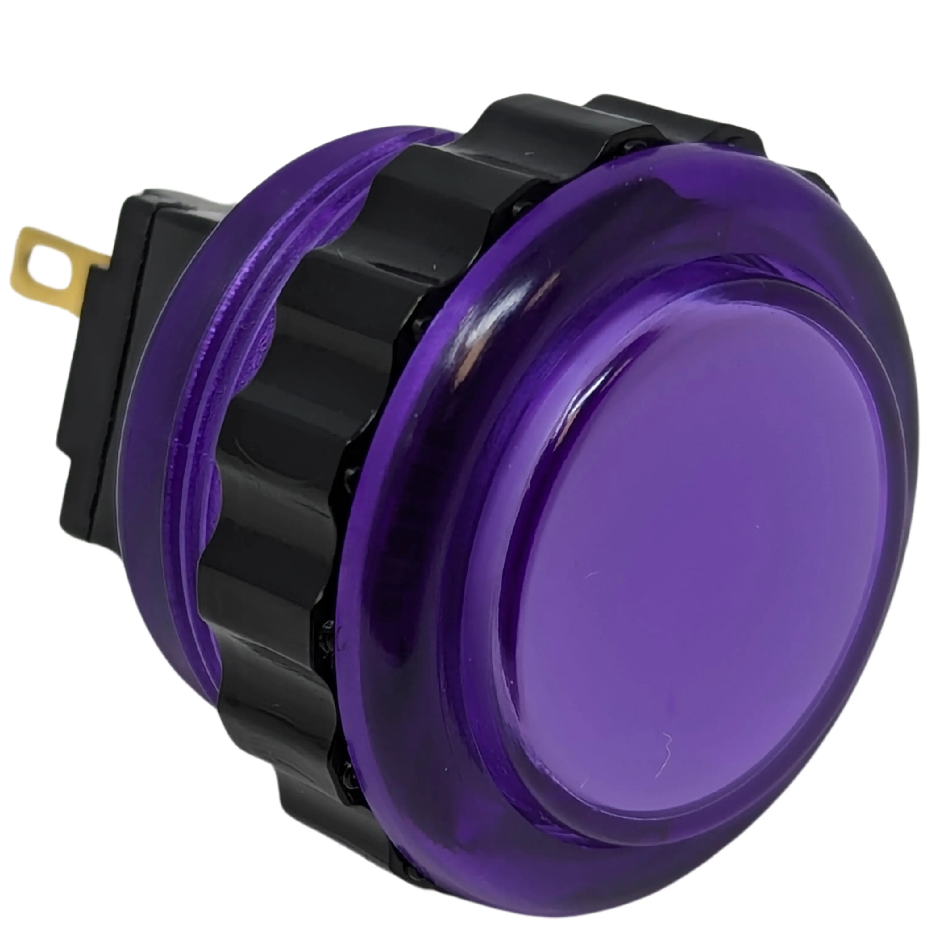 Seimitsu PS-14-DNK 24mm Screw-in Button - Clear Violet