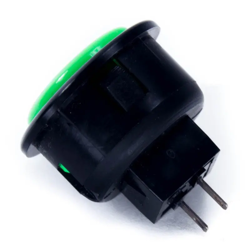 Seimitsu PS-14-G 30mm Snap-in Button - Black & Green - Image 2