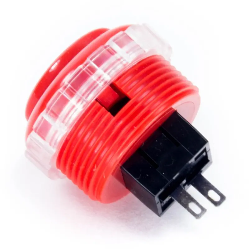 Seimitsu PS-14-GN 30mm Screw-in Button - Red - Image 2