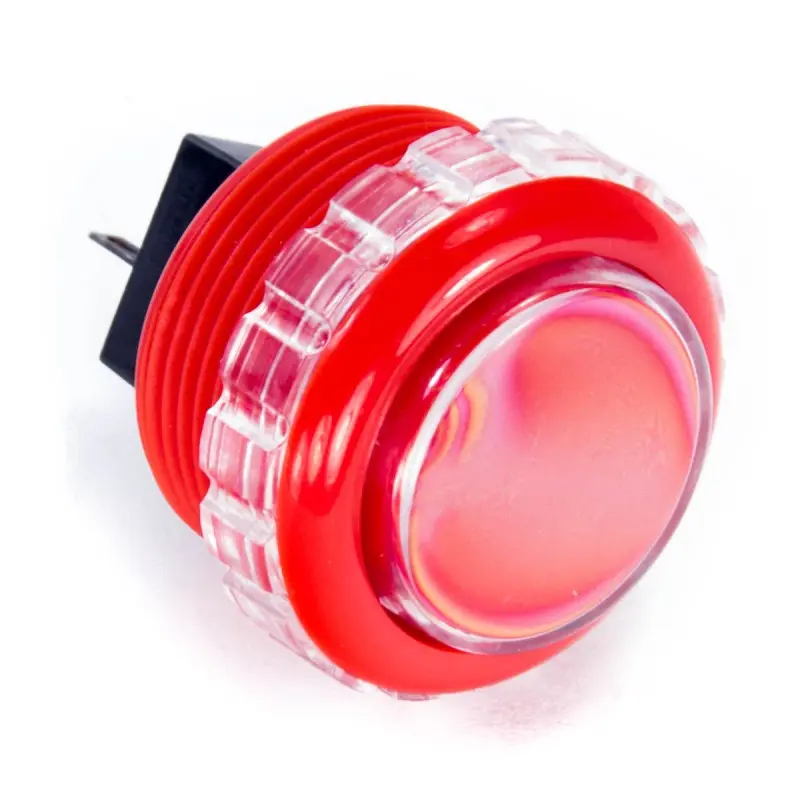 Seimitsu PS-14-GN-C 30mm Screw-in Button - Red