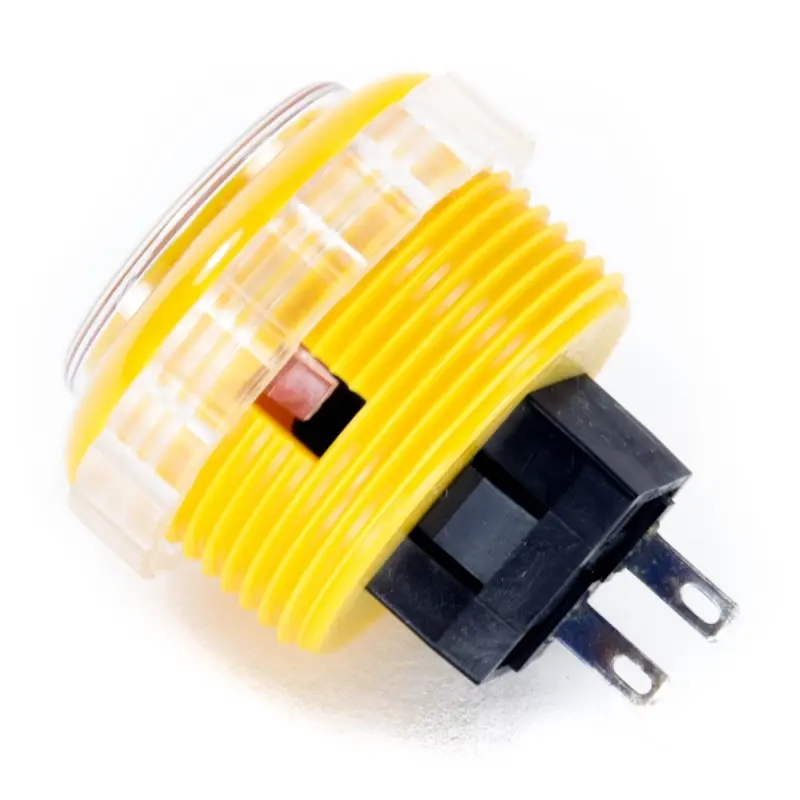Seimitsu PS-14-GN-C 30mm Screw-in Button - Yellow - Image 2