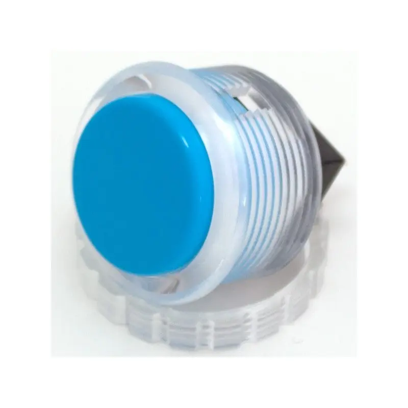 Seimitsu PS-14-KN 30 mm Screw-in Button - Clear White & Blue - Image 2