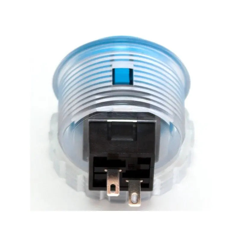 Seimitsu PS-14-KN 30 mm Screw-in Button - Clear White & Blue - Image 3