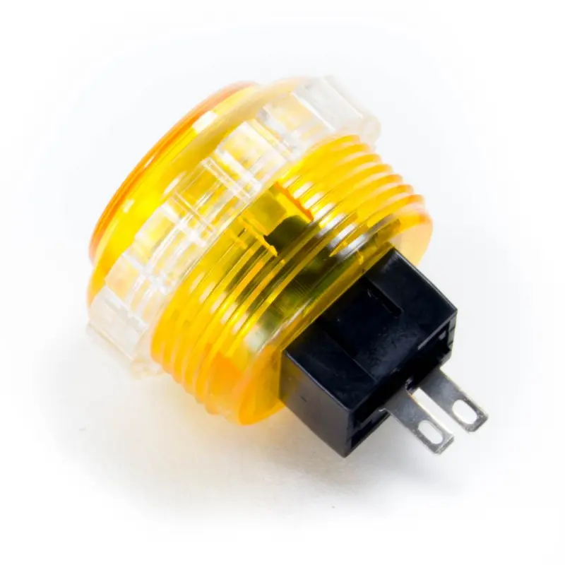 Seimitsu PS-14-KN 30 mm Screw-in Button - Clear Yellow - Image 2
