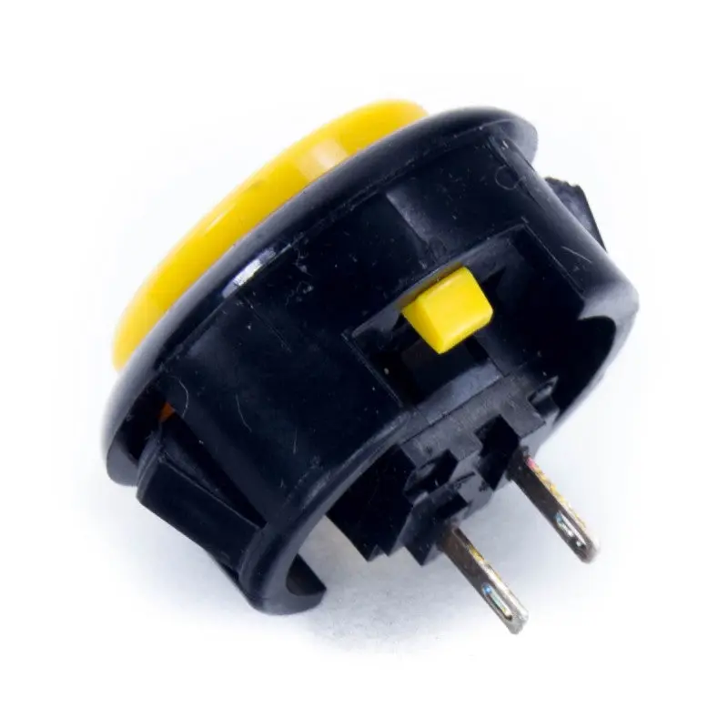 Seimitsu PS-15 30 mm Snap-in Button - Black & Yellow - Image 2