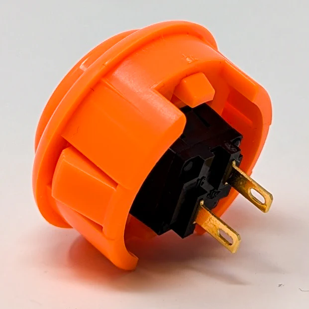 Seimitsu PS-15 30 mm Snap-in Button - Keikou Orange - Image 2