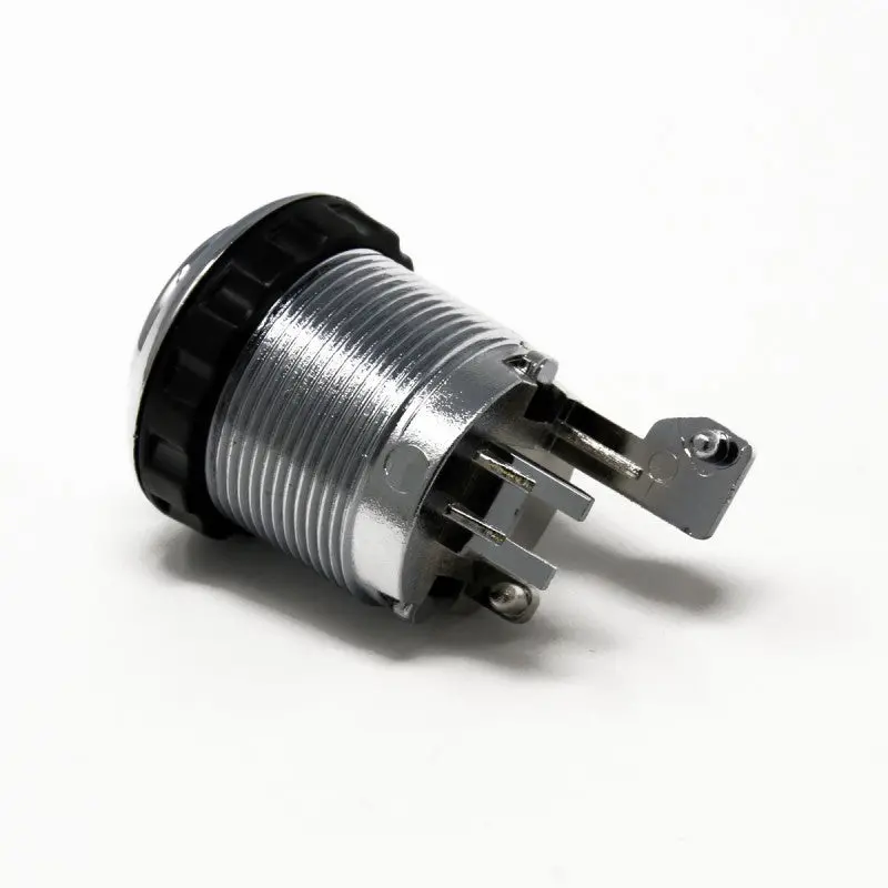 Yenox Convex Pushbutton 28mm Chrome Arcade Button - Image 2